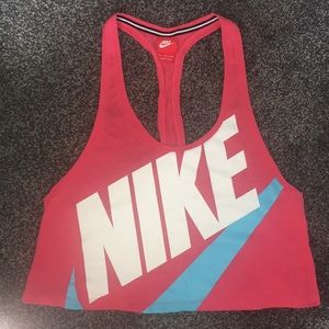 NIKE- racerback crop tank